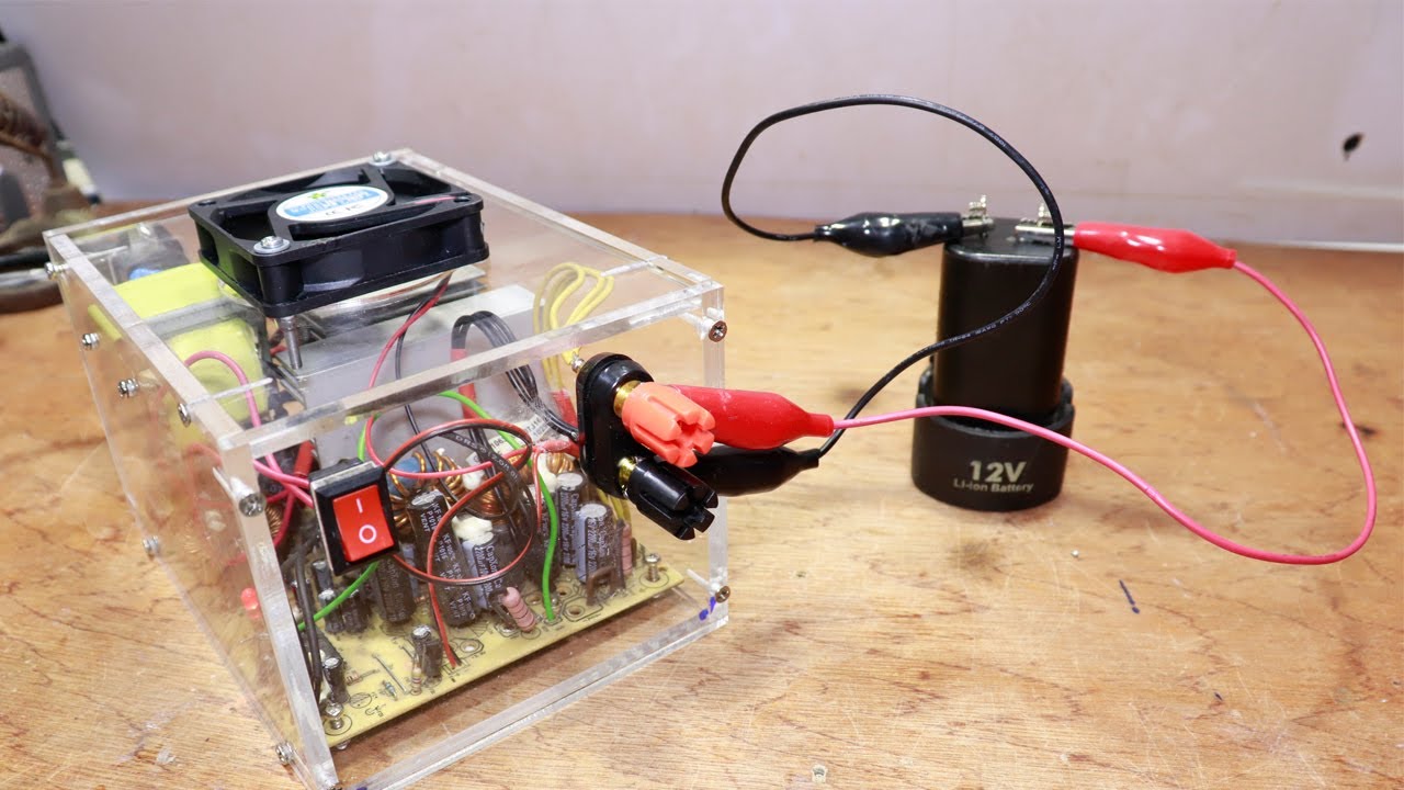 How to make PC Power Supply to Charger Battery 12v good YouTube