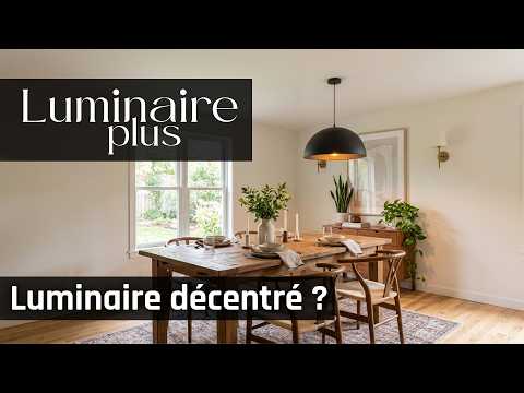 Déplacer un luminaire suspendu : 2 solutions simples (sans tout refaire)