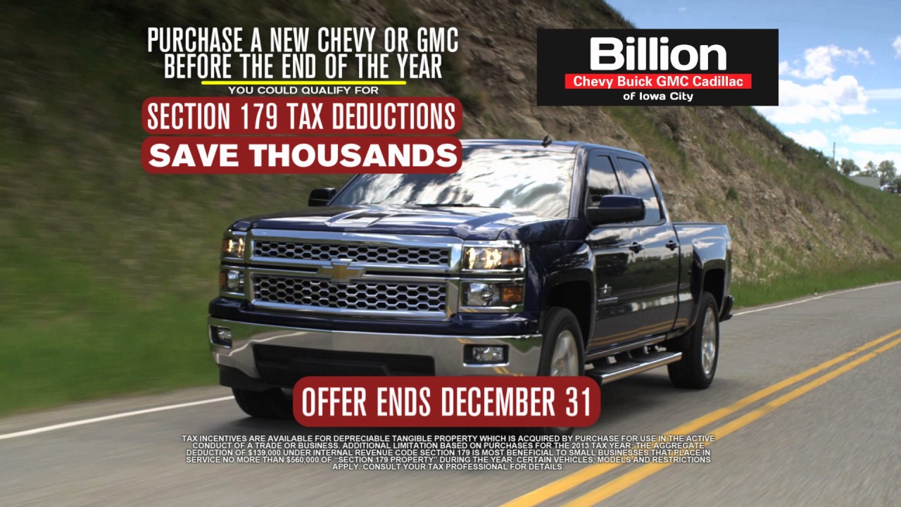 Qualify for Section 179 Tax Deductions on your next company vehicle