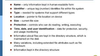 TI UNTAR - Sistem Operasi Chapter 11 File System Interface - Jeffry 535150023