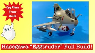 Building a Model Plane: Hasegawa A-6 Intruder Egg Plane (Start to Finish)