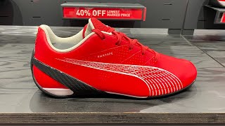 Puma Ferrari Carbon Cat (Rosso Corsa/White/Black) - Style Code: 307546-02