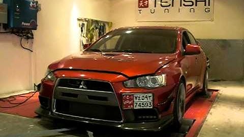 EVO X Custom tuned at TENSAI TUNING