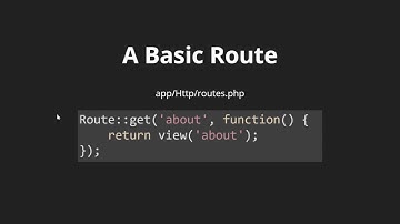 [Lavarel Routing] Lesson 1 Getting started