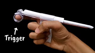 How to make a gun from paper | Paper Gun | Uzi Crafts |