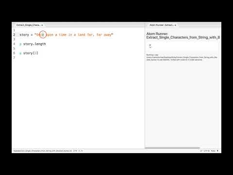 Extract Single Characters from String with Bracket Syntax