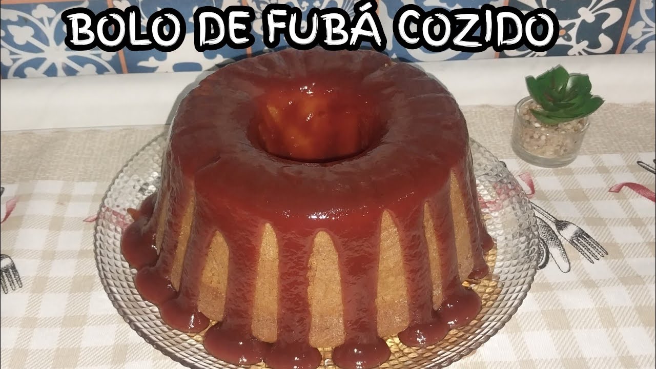PASSO A PASSO COMO FAZER BOLO DE FUBÁ COZIDO.