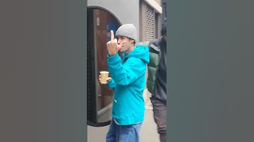 Justin Bieber being abusive and angry on paparazzi #justinbieber #haileybieber