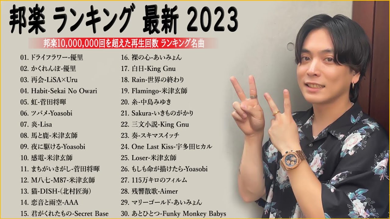 【広告なし】有名曲J-POPメドレー『2022最新版』🎶日本最高の歌メドレー || 優里、 YOASOBI、あいみょん、米津玄師 、宇多田ヒカル、ヨルシカ