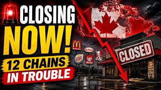 These 12 Fast Food Chains Are Closing Restaurants Across Canada RIGHT NOW