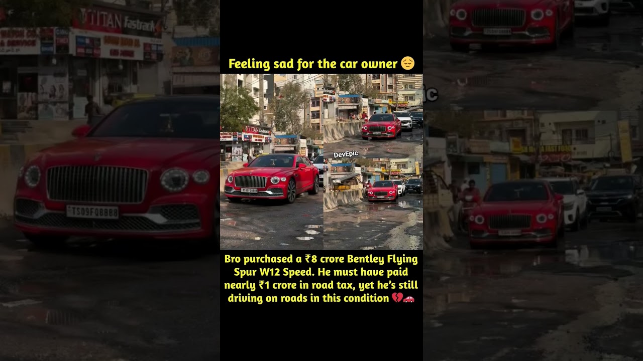 A Bentley Flying Spur W12 Speed  ₹8 crore, 