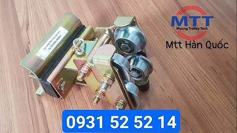 Con lăn treo cáp dầm I cầu trục - Con trượt cáp dầm I - Con lăn dẫn cáp dầm I - Ray C cầu trục