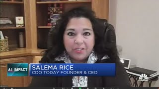 Without AI regulation in place, a social fiasco is likely to emerge, says CDO CEO Salema Rice