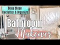 BATHROOM MAKEOVER :: CLEAN DECLUTTER & ORGANIZE WITH ME 2019 :: COMPLETE TRANSFORMATION