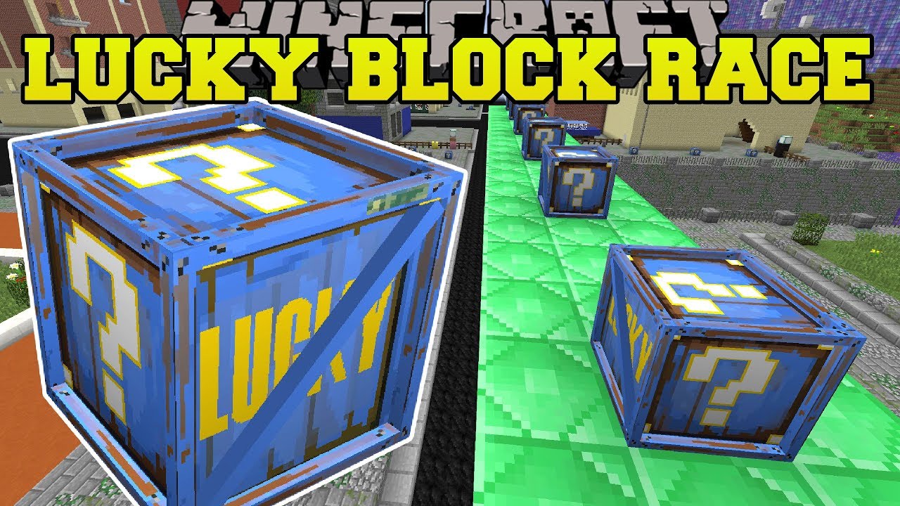 popularmmos lucky block race with jen