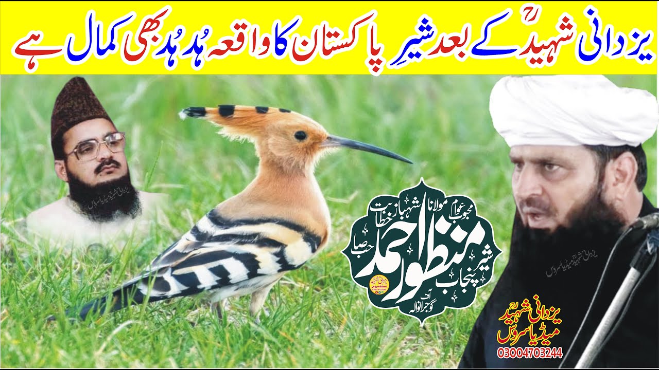 Waqia Hud Hud|Yazdani Shaheed Ra|Molana Manzoor Ahmad|یزدانی ...
