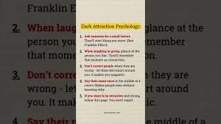 5 Dark Psychology Tricks That Actually Work 😱 #Shorts #dark #psychology #viral