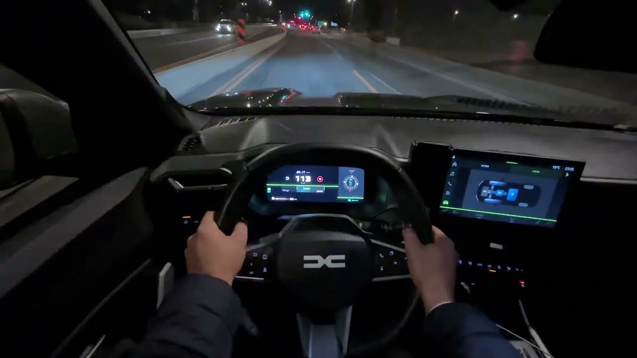 2026 Dacia Bigster Hybrid 1.8L |POV Night Driving