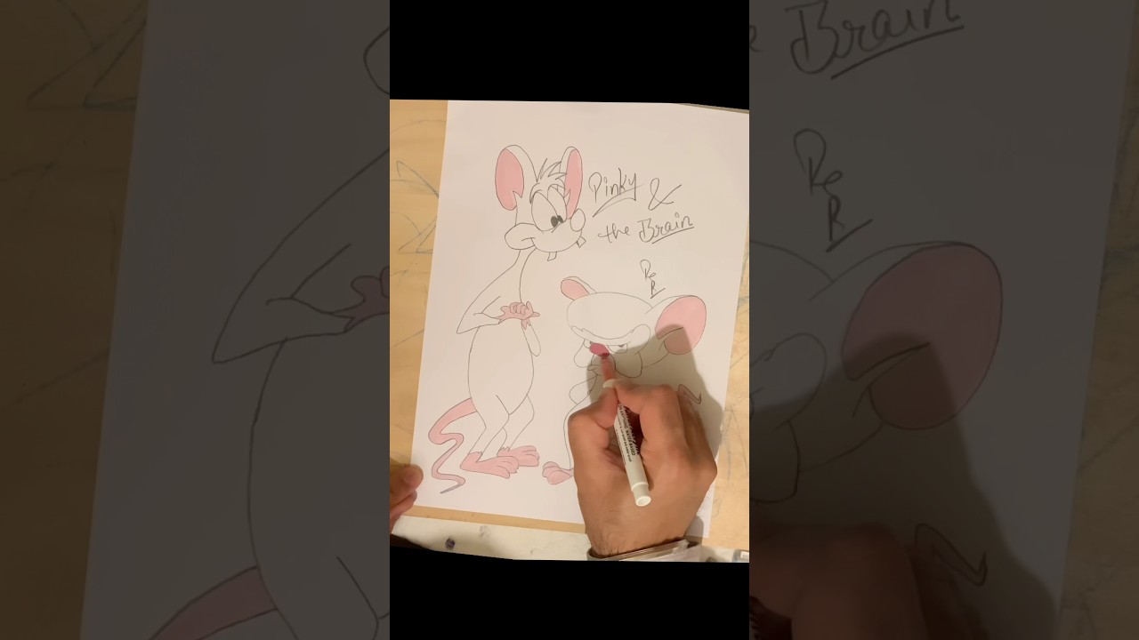 90s Cartoon Nostalgia! Draw Pinky & The Brain