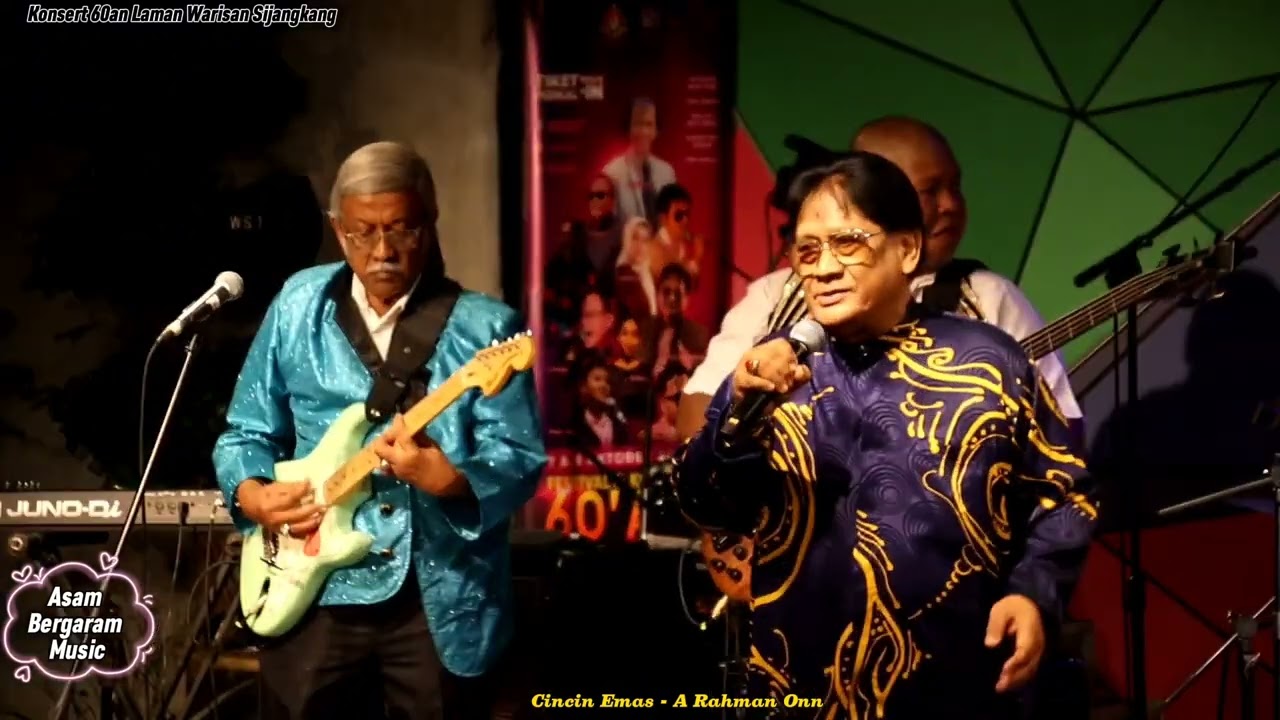 Ramai lelaki menangis kerana lagu ini..Cincin Emas - A Rahman Onn ..Live @ Laman Warisan Sijangkang