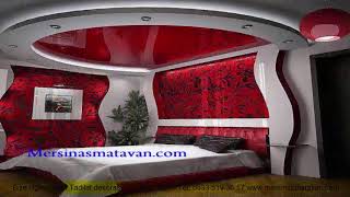 Tavanda Ayna Olan Asma Tavan Modelleri 2019