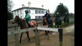 Newmarket Horses riding out 05/04/11 - Rouge Rose / Daniel Darc