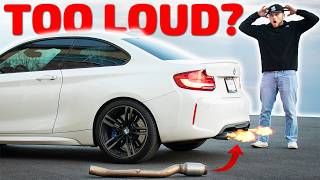 BMW M2 DINAN Resonator Delete Install (F87) | DIY Tutorial + Before & After Sound Test