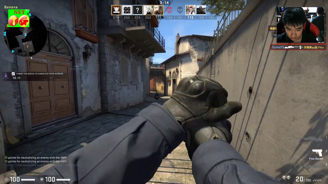FoxNetTG Play CS GO (AWM) - YouTube