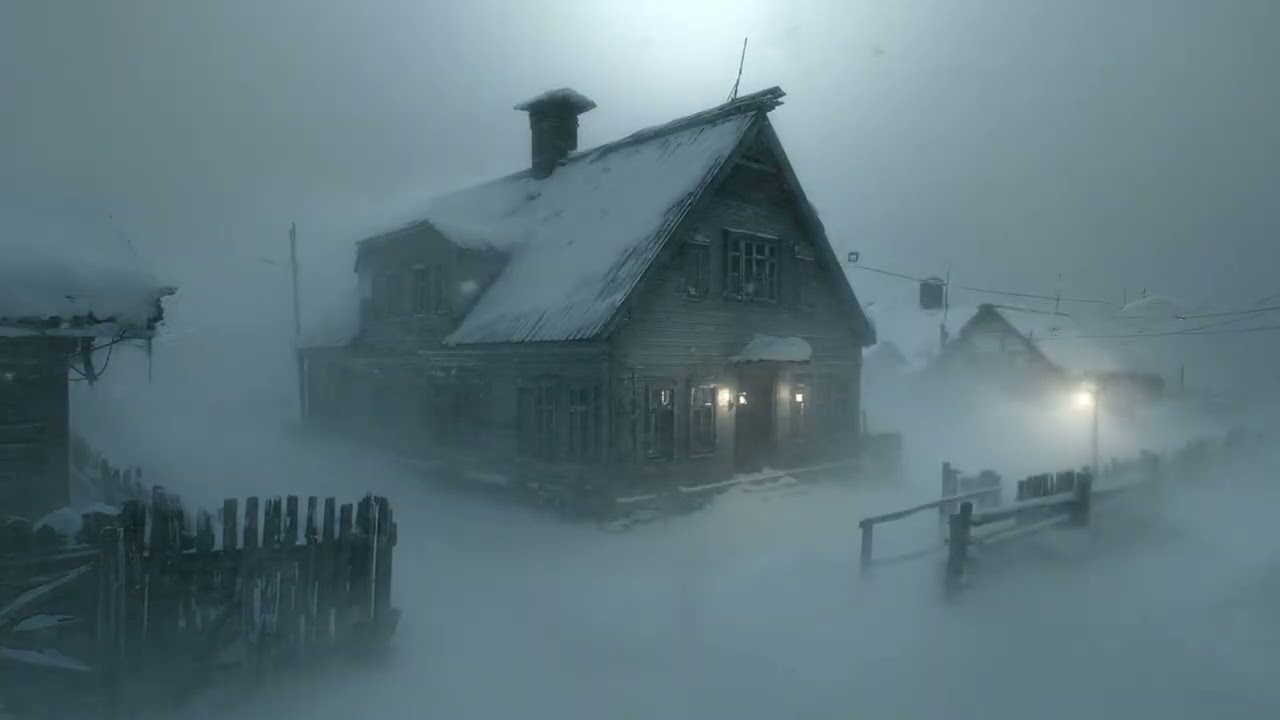 Blizzard Snowstorm in the Snowy Mountains | Arctic Strong Wind Sounds for Sleep: Nature White Noise