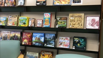 you can check out GAMES at the “public library”