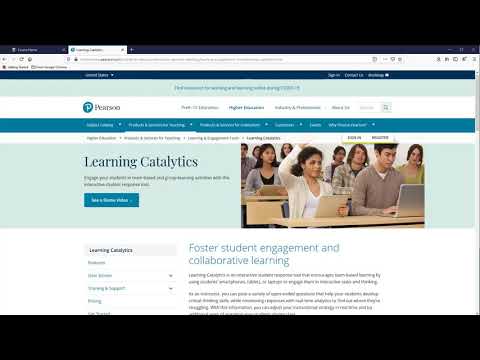 MyLab: How to Send a  Learning Catalytics Course