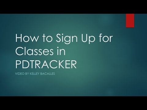 PDTracker Video