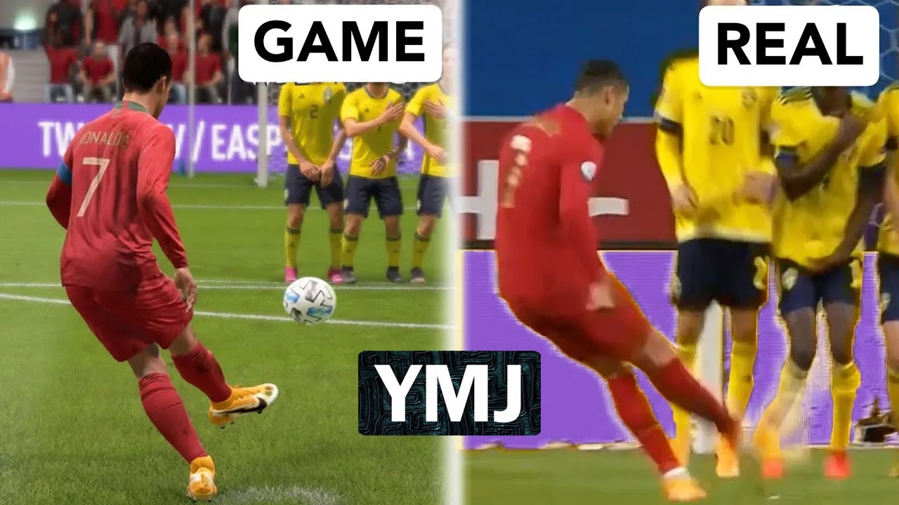 Best Free Kick Goals 20/21 Recreated YouTube