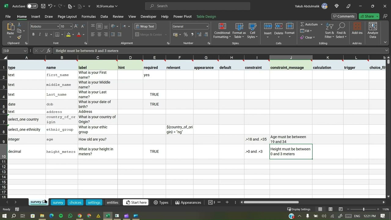 How to use choice filter on your XLSForm