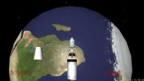 Apollo simulation: transposition & docking