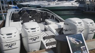CARBON FIBER DONZI WITH QUADS ! (Icon 44)