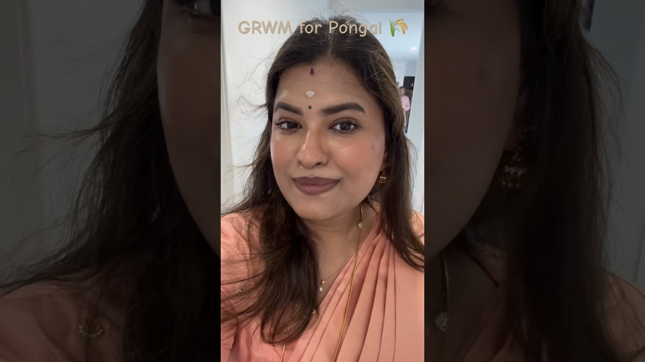 இனிய பொங்கல் நல் வாழ்த்துகள்🌾🌞| JOINWITHLP #melbournetamil #australiantamil #grwmmakeup #minivlog