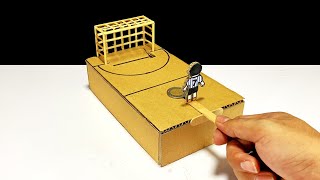 How to make Coin football money bank from cardboard | วิธีทำออมสินฟุตบอลจากลังกระดาษ