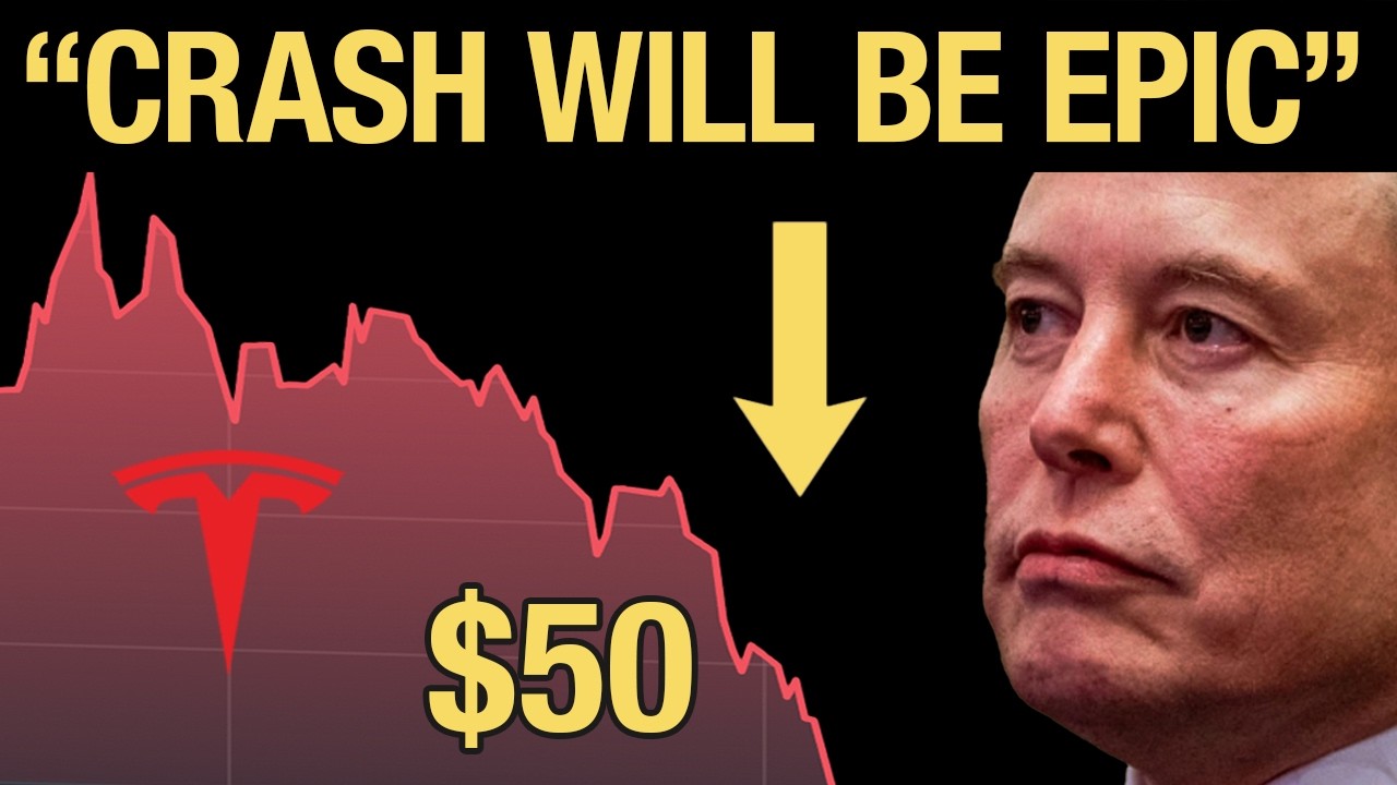 THE TESLA STOCK CRASH WILL BE EPIC - YouTube