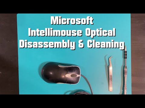 Microsoft intellimouse optical Disassembly & cleaning