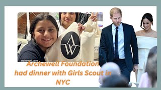 Archewell Foundation celebrates International Girls days with Girl Scouts!