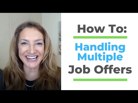 How To Handle Multiple Job Offers