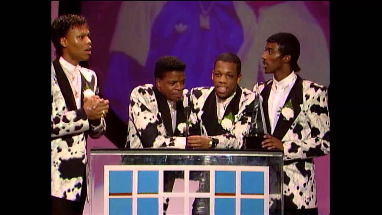 AMA 1987 New Edition Wins Favorite SoulR&B Group YouTube