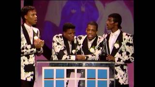 AMA 1987 New Edition Wins Favorite Soul:R&B Group