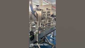 Automatic 10 nozzle laundry liquid bottle filling capping labeling machine line for Uruguay client