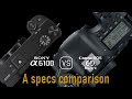 Sony A6100 vs. Canon EOS 6D Mark II: A Comparison of Specifications
