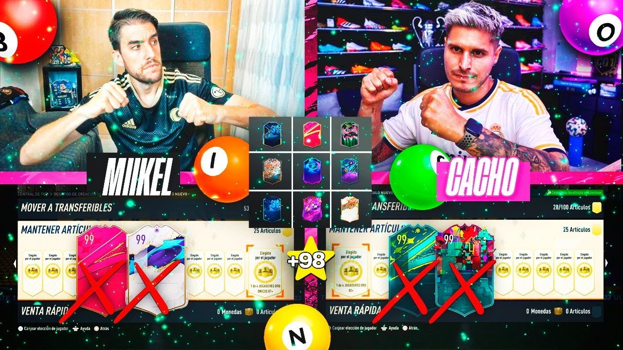 DESCARTAMOS UN 99 MILLONARIO EN EL ÚLTIMO FIFABINGO VS CACHO !!