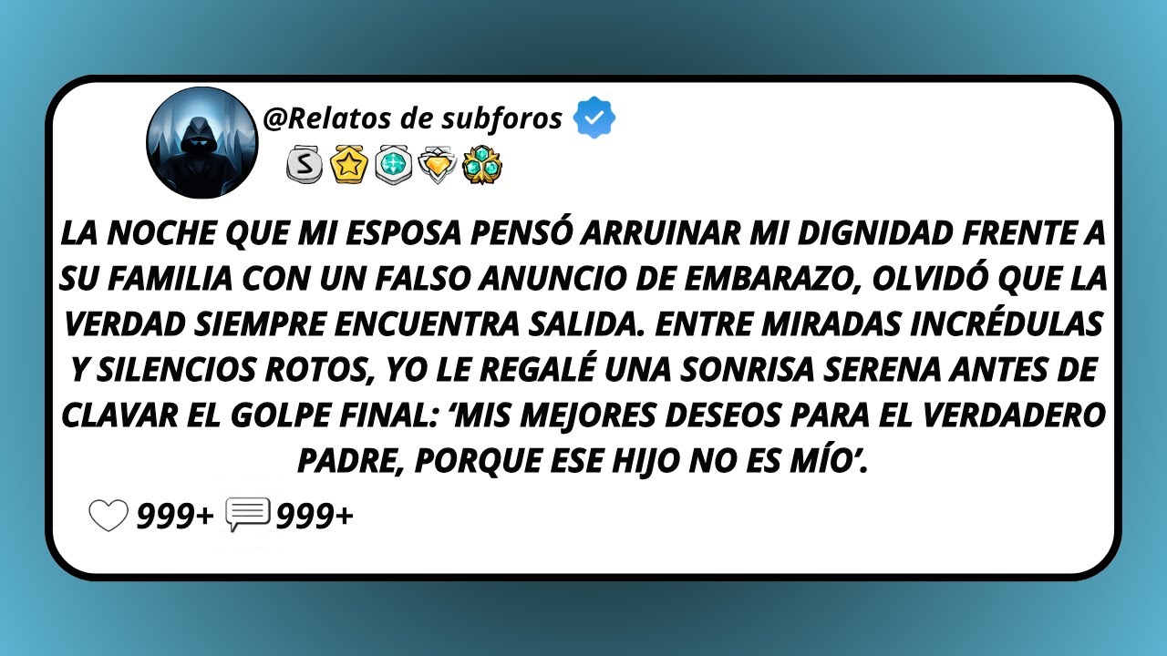 La Noche Que Mi Esposa Pensó Arruinar Mi Dignidad Frente A Su Familia Con Un Falso Anuncio De...