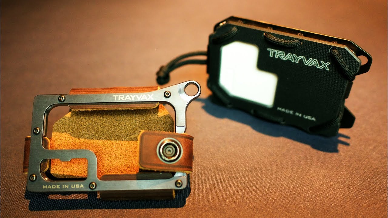 The Best EDC Wallets - TRAYVAX Contour and Original 2.0 - Review