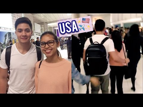 Alden Richards and Maine Mendoza Travels to USA!